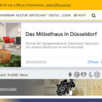 Werbung dominiert die Presse