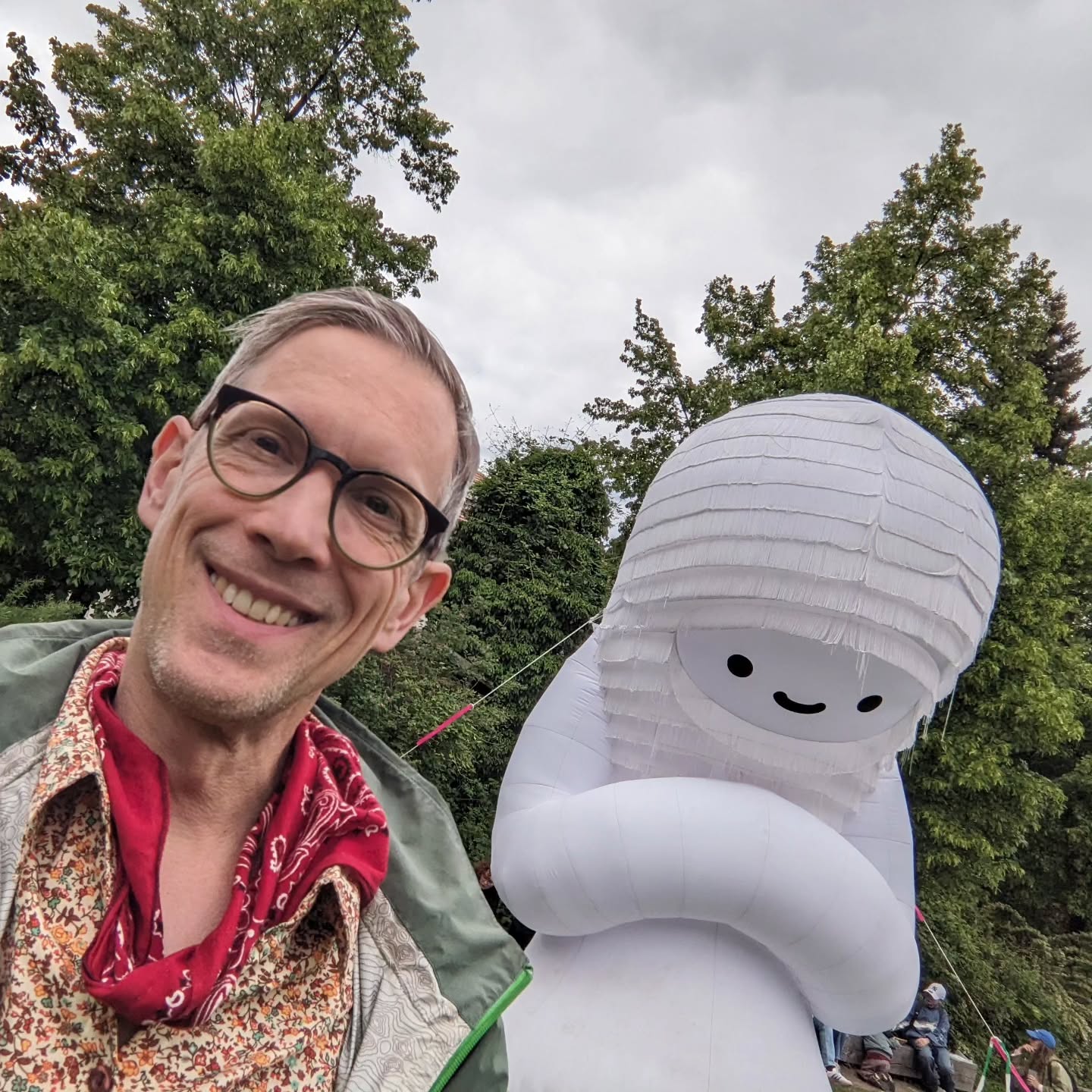 Ingo and the pictoplasma mascot
