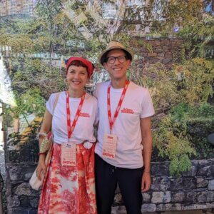 Tina and Ingo Steinke at beyond Tellerrand conference Berlin 2023